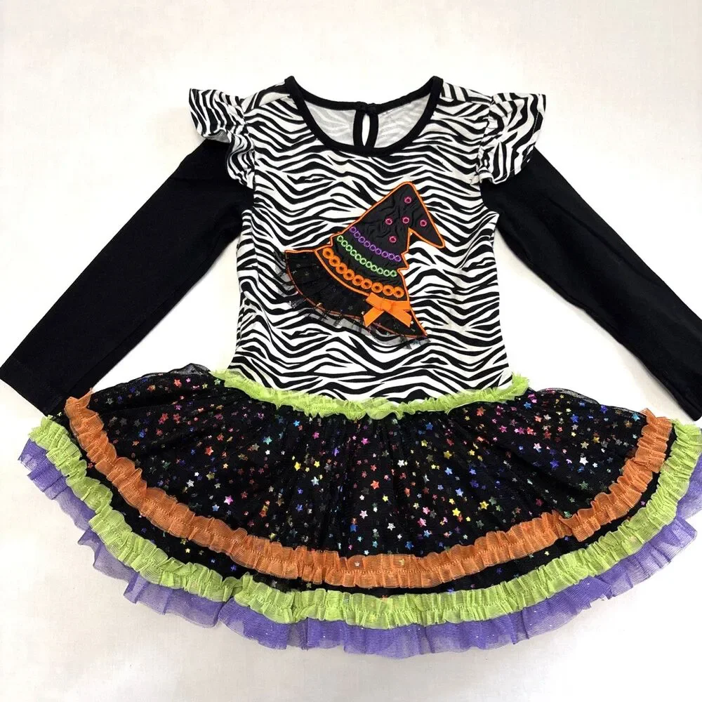 Rare Editions Halloween costume Witch Dress Size 3 Toddler